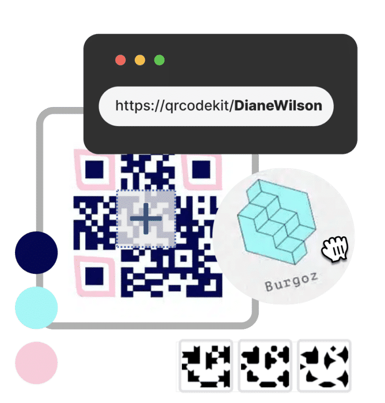 Customize QR code link