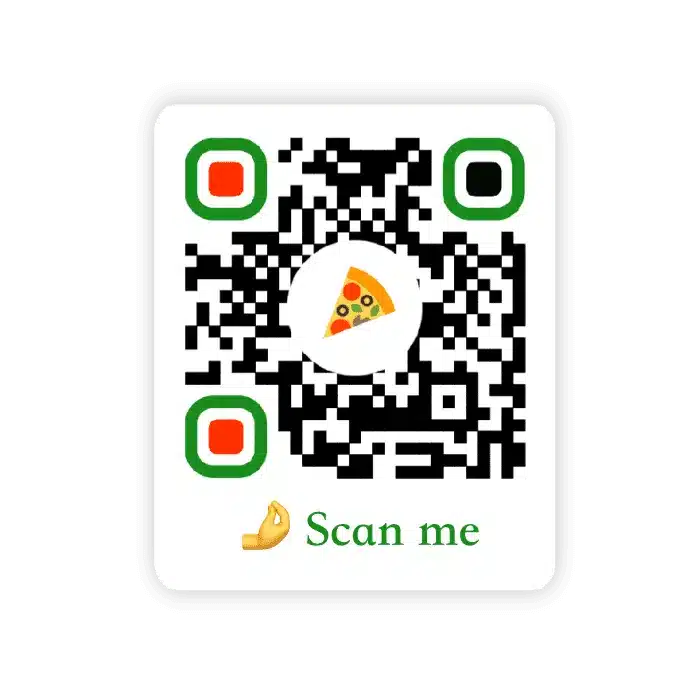 logo qr pizza