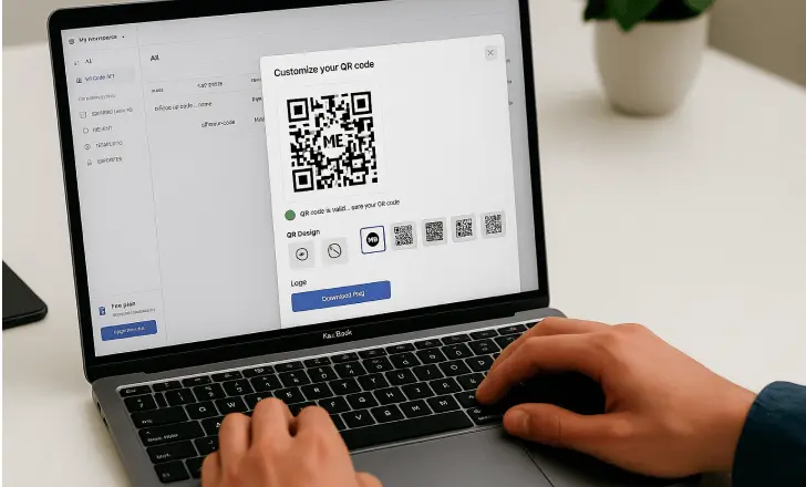 Create QR code with logo in center (or image)