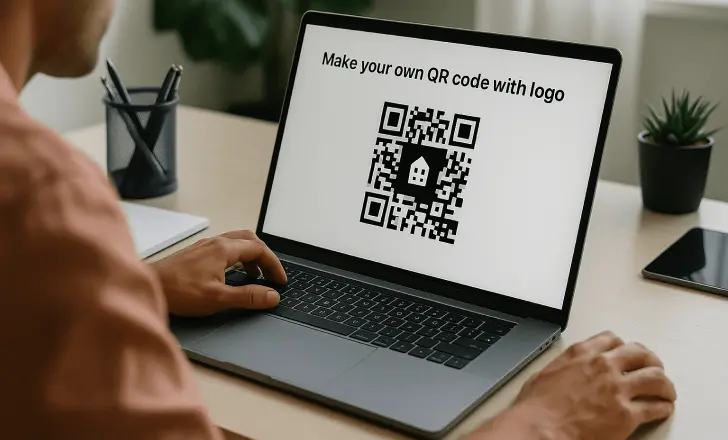 Make your own QR code with logo