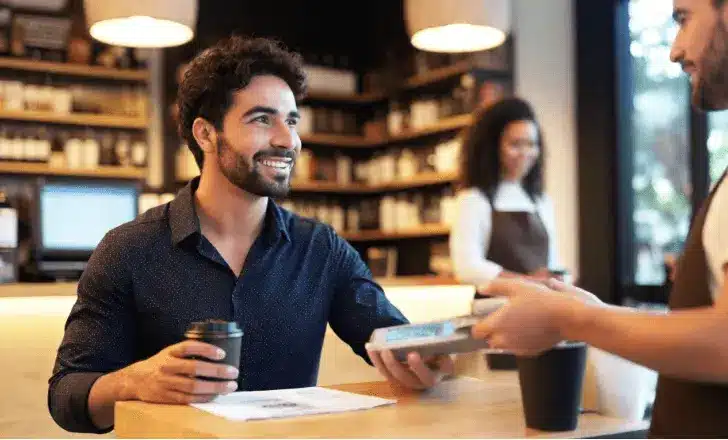 Contactless Payment at a Café