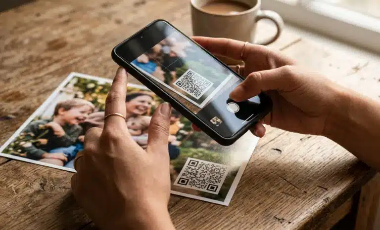 Photo of QR code