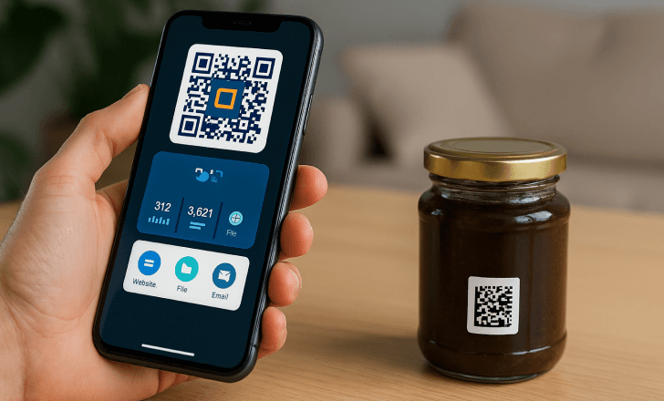 Dynamic QR vs static DataMatrix comparison
