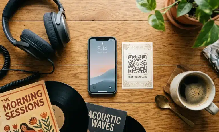 How to generate a QR code for a playlist