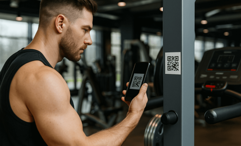 QR codes for gyms and fitness centers