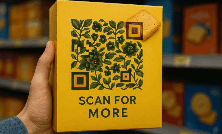 AI QR code use cases on packaging