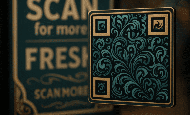 Artistic QR codes in advertising