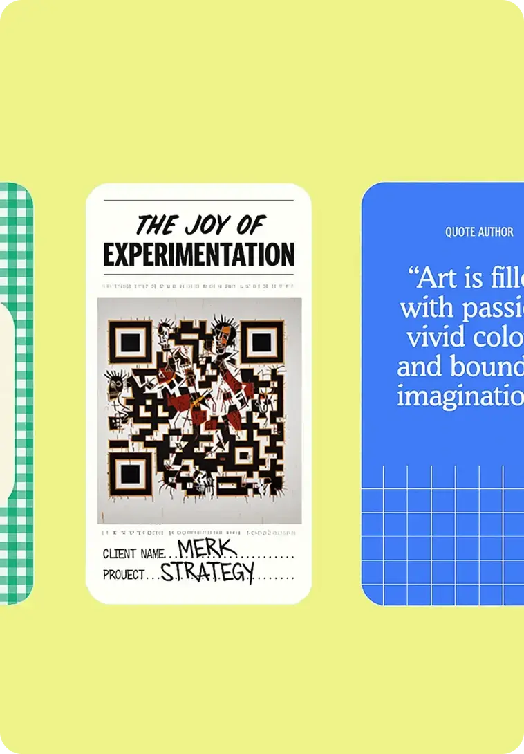 Add artistic QR codes to your work without losing functionality.