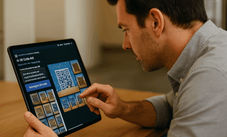 QR codes and artificial intelligence