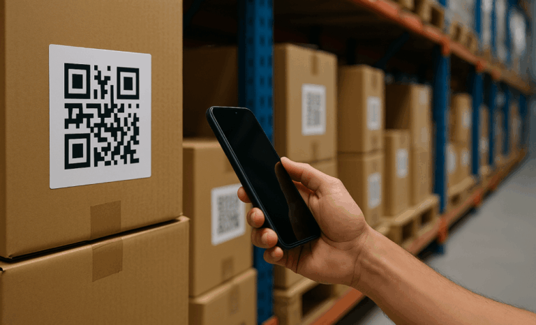 QR codes in supply chain management