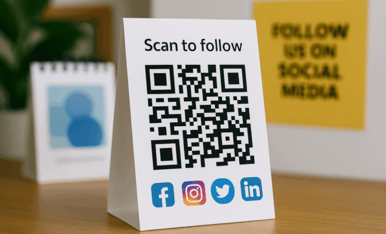 How to create a QR code for social media