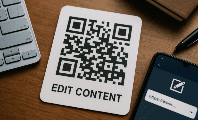 How to edit QR content dynamically