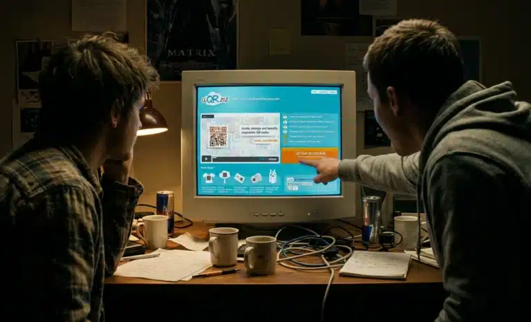 The first dynamic QR code