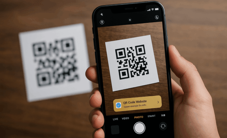 How to scan QR code inside iPhone