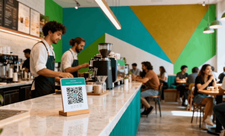 QR code stand