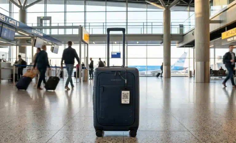 QR codes on baggage tags
