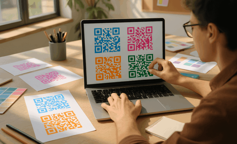 Can you change the color of a QR code