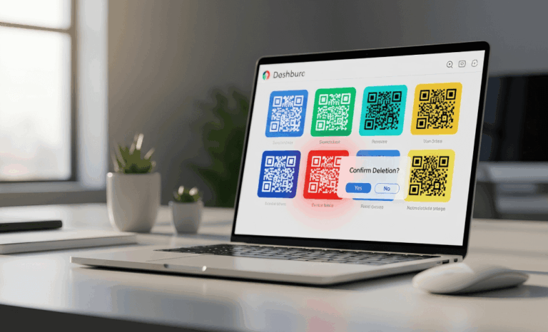 How to delete QR code permanently