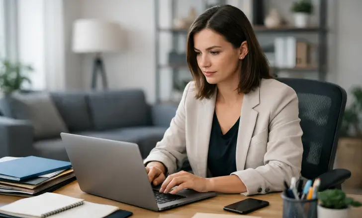 How QR codes work for agencies with QRCodeKIT for multi-client management 1 Agency professional managing multiple client campaigns from a single workspace