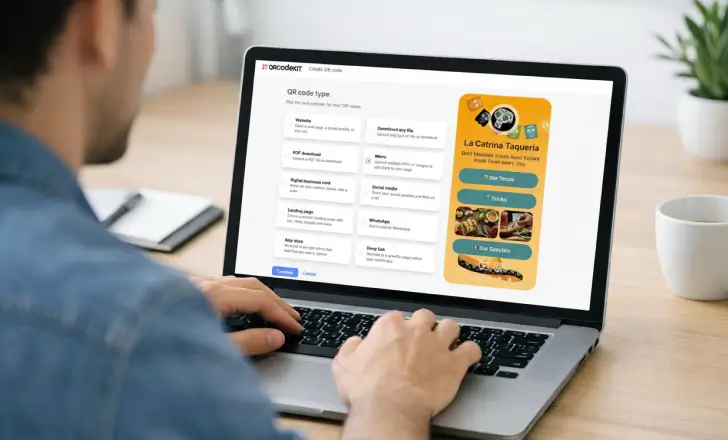How QRCodeKIT lets you edit QR codes after printing 1 Editing QR code content without changing the printed code