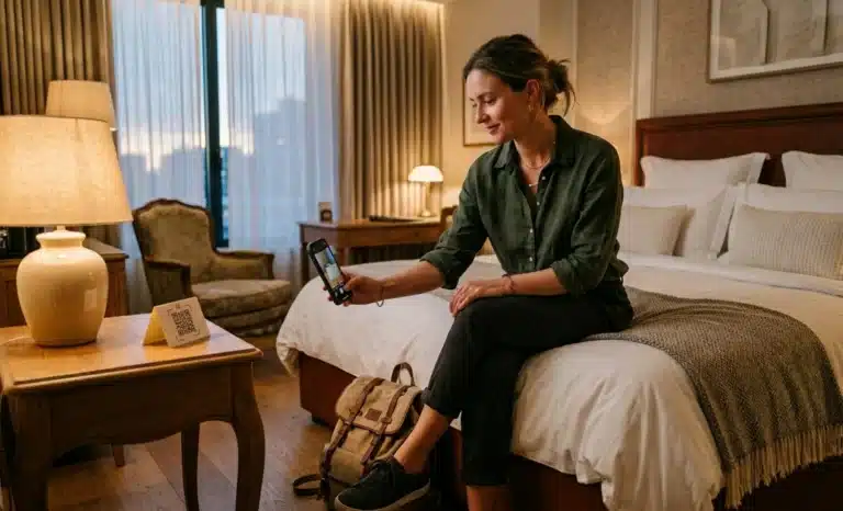 AI QR codes for hotels