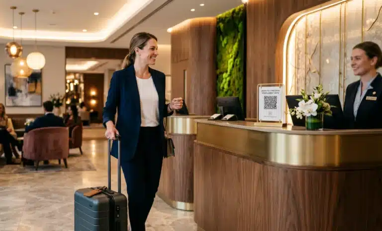 QR codes for hotel guest feedback