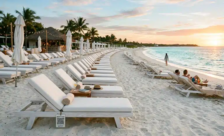 How beach clubs use QR codes