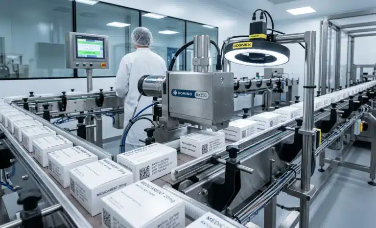 Pharmaceutical serialization with QR codes