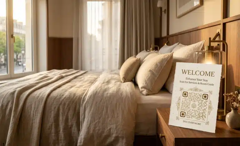 QR code for boutique hotel