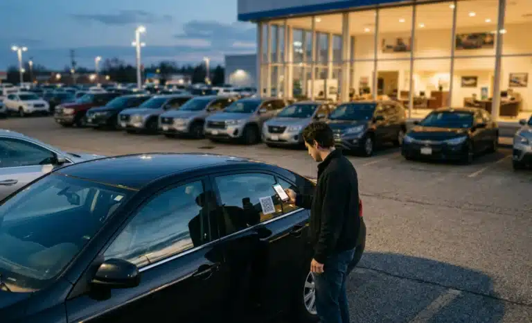 Car dealership QR codes