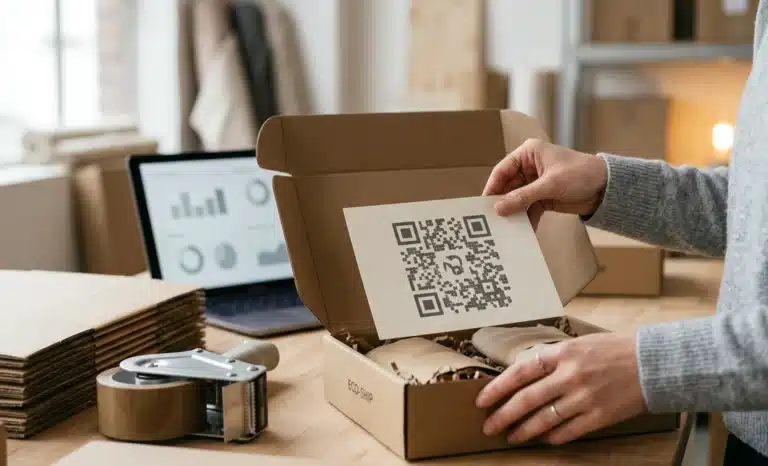 QR code platform for ecommerce